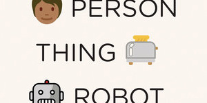 An cropped image of the cover of David Gunkel's book, Person, Thing, Robot